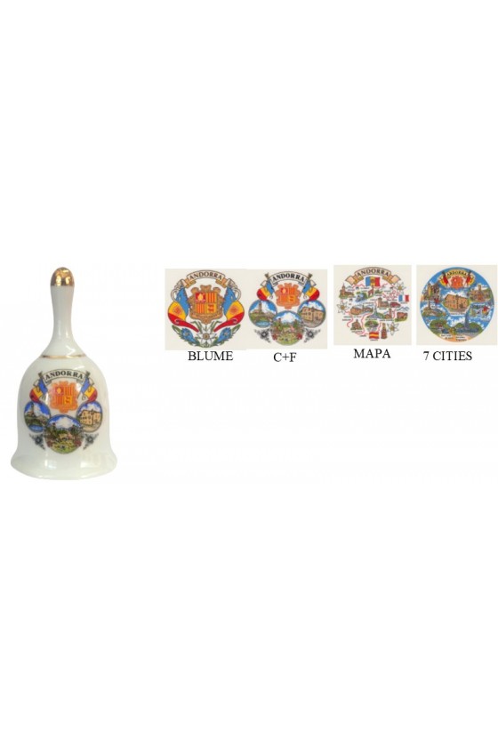 CAMPANA DE PORCELLANA 8CM