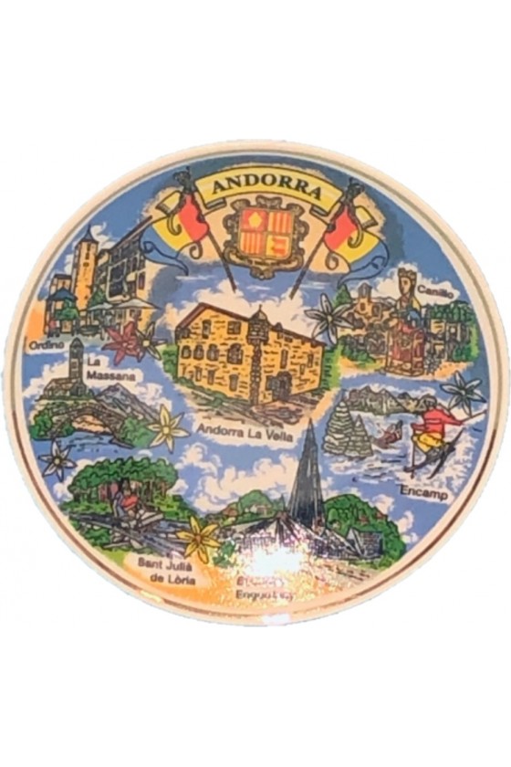 PLAT ANDORRA 23CM ESCUT