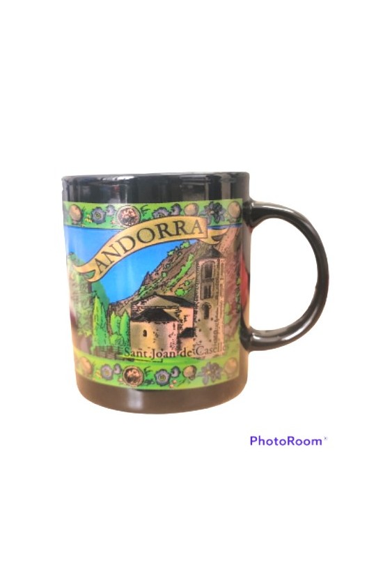 MINI TASSA ANDORRA NEGRE