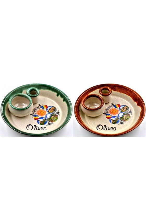 PLAT OLIVES CERAMICA