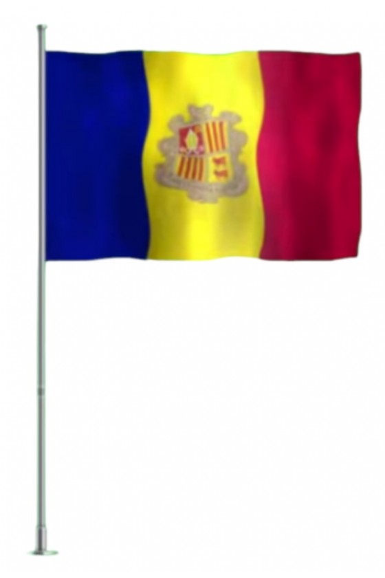 BANDERA ANDORRA 15X21