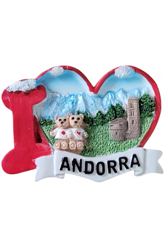 IMAN DE RESIN I LOVE ANDORRA