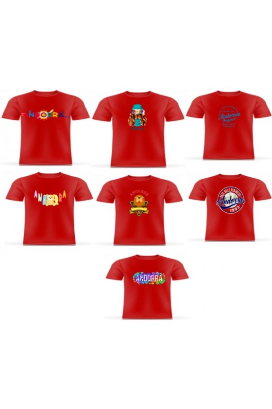 CAMISETA VERMELLA TALLA...