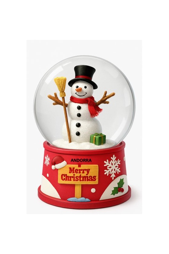 BOLA DE NEU NINOT 10CM