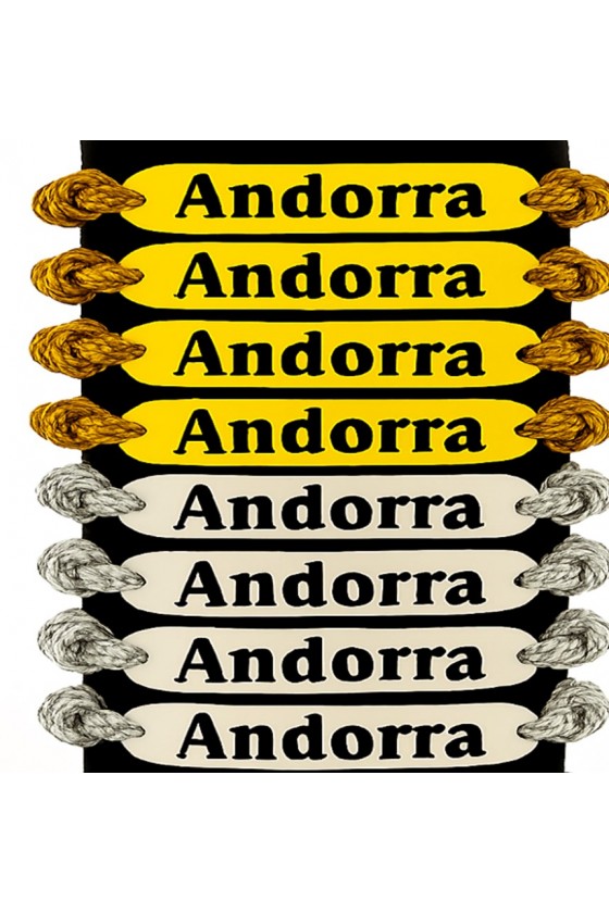 PULSERA GRAVADA ANDORRA(x50)