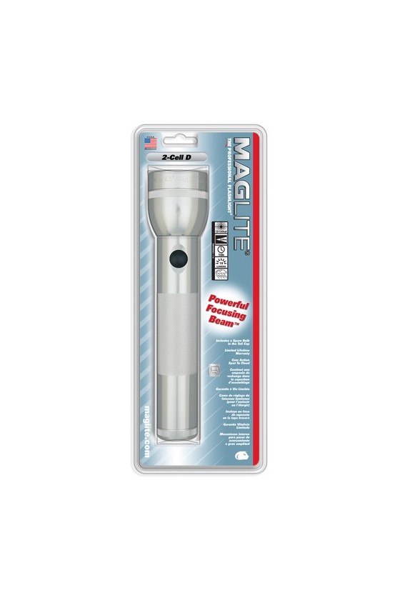 MAGLITE LLANTERNA 2D PLATA...