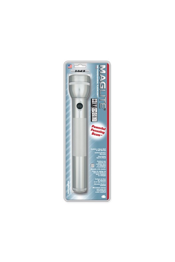 MAGLITE LLANTERNA 3D PLATA...