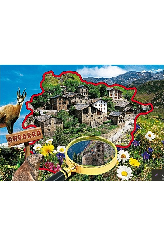 POSTALS 3D MAPA