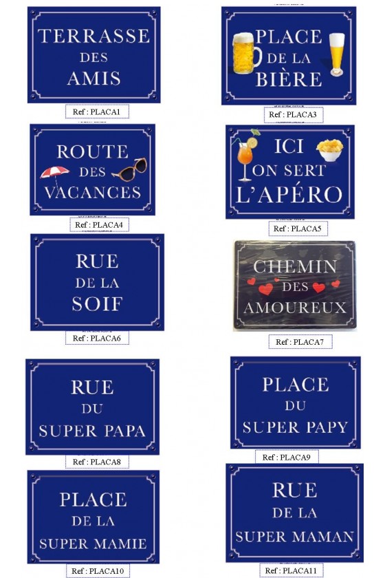 PLACA PER PORTA